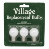 Department 56 Village Replacement Round Light Bulb 3 Pack