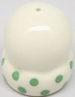 Department 56 Bead It - Bead Body White With Green Dots