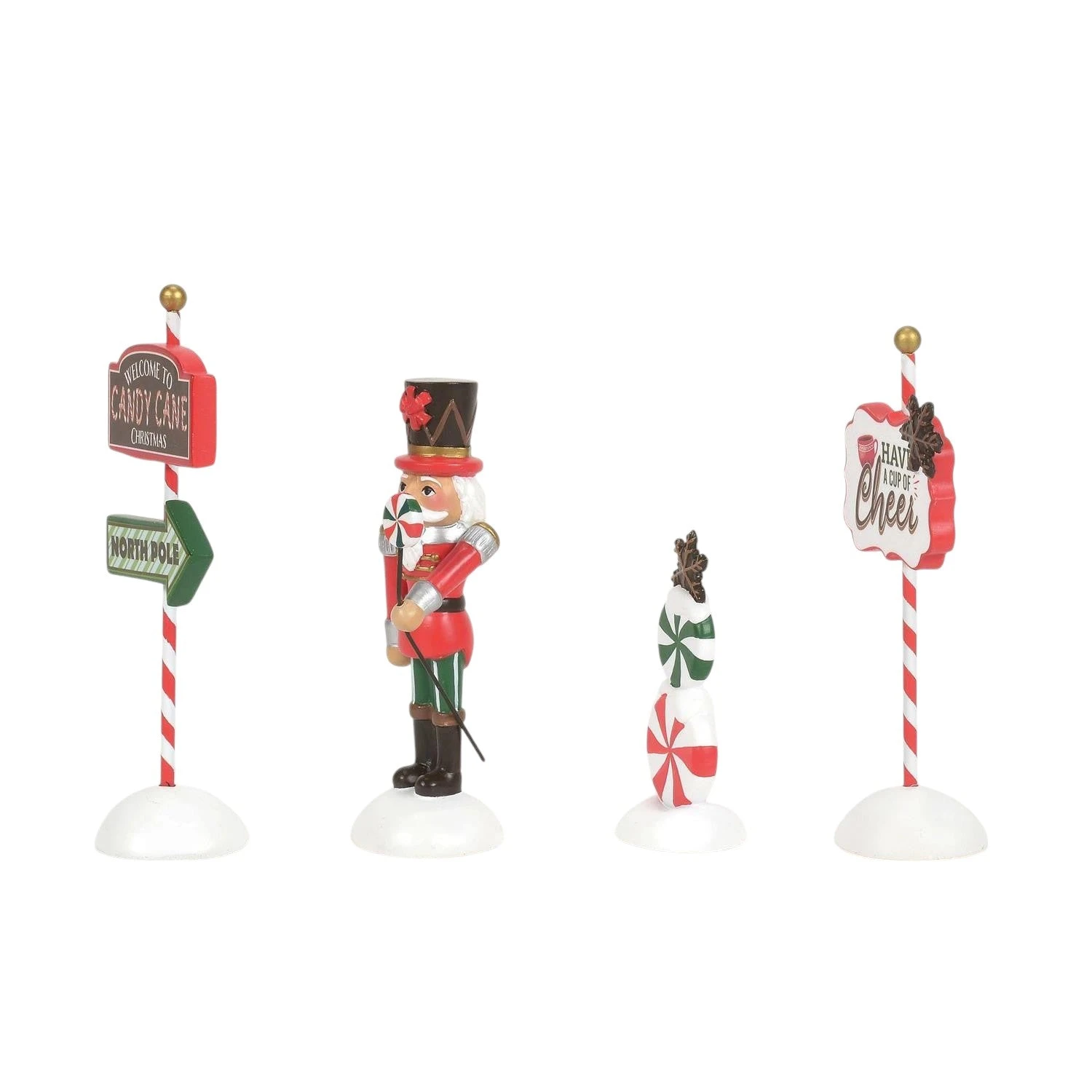 Department 56 Peppermint Panache - 4 Piece Set - Image 4
