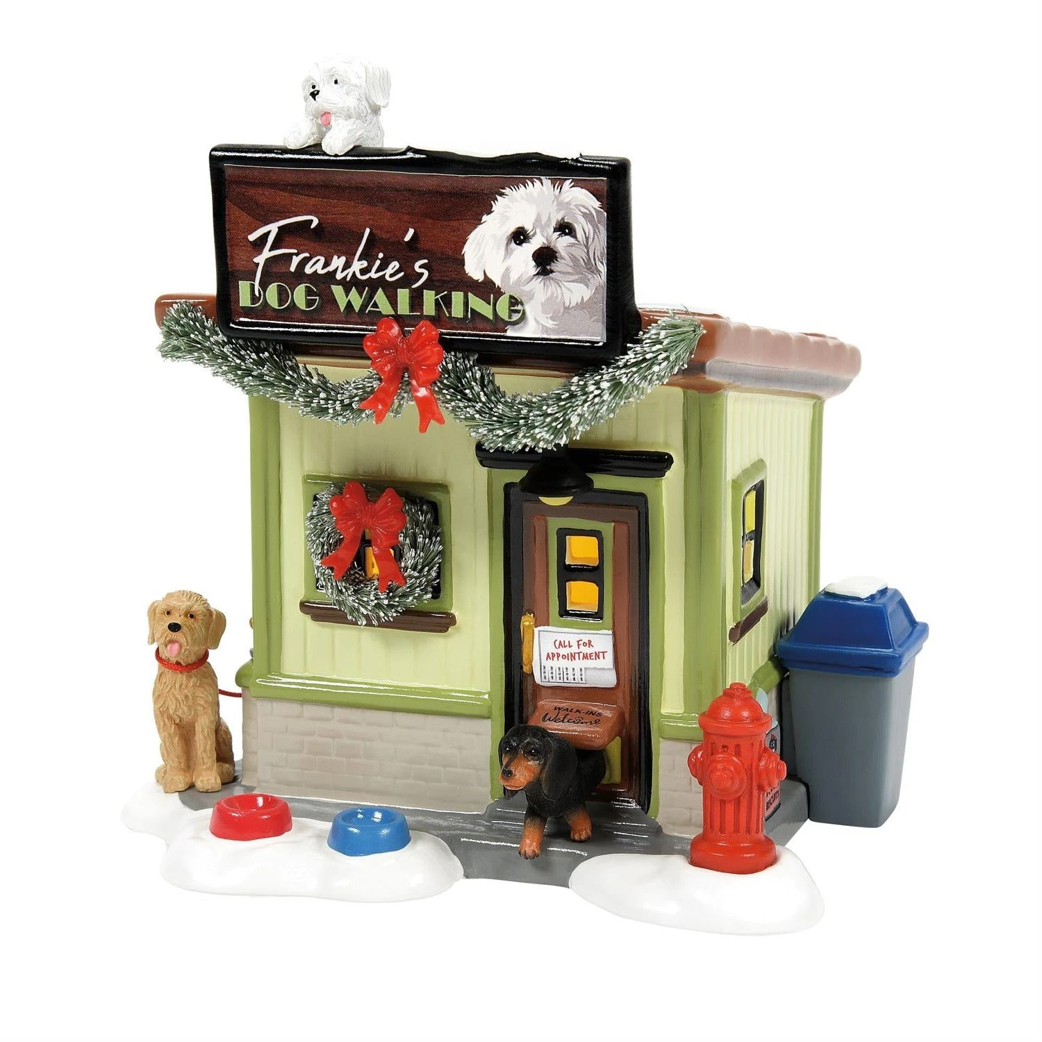 Department 56 Frankie's Dog Walking Co.