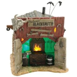 Department 56 Halloween Village Hackmann' Blacksmith Shop