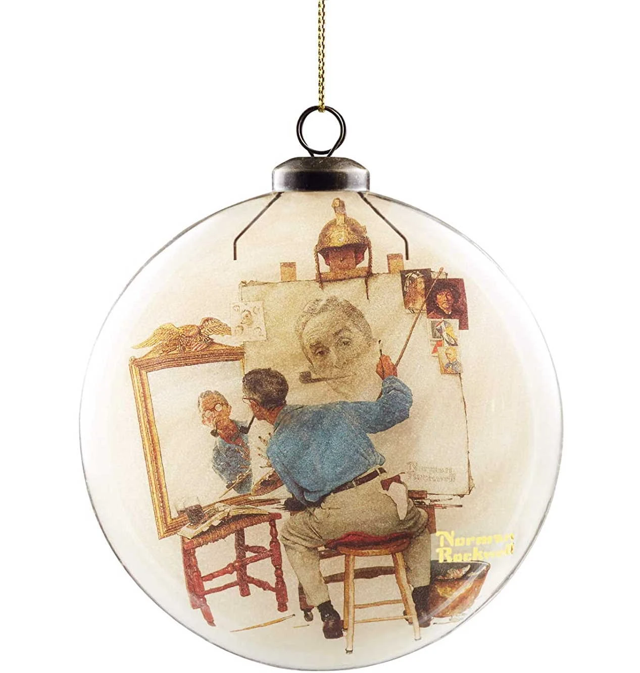 Department 56 Norman Rockwell Saturday Evening Post Self Portait - Ornament - Image 2