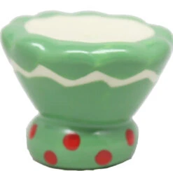 Department 56 Bead It - Bead Body Green With Red Dots